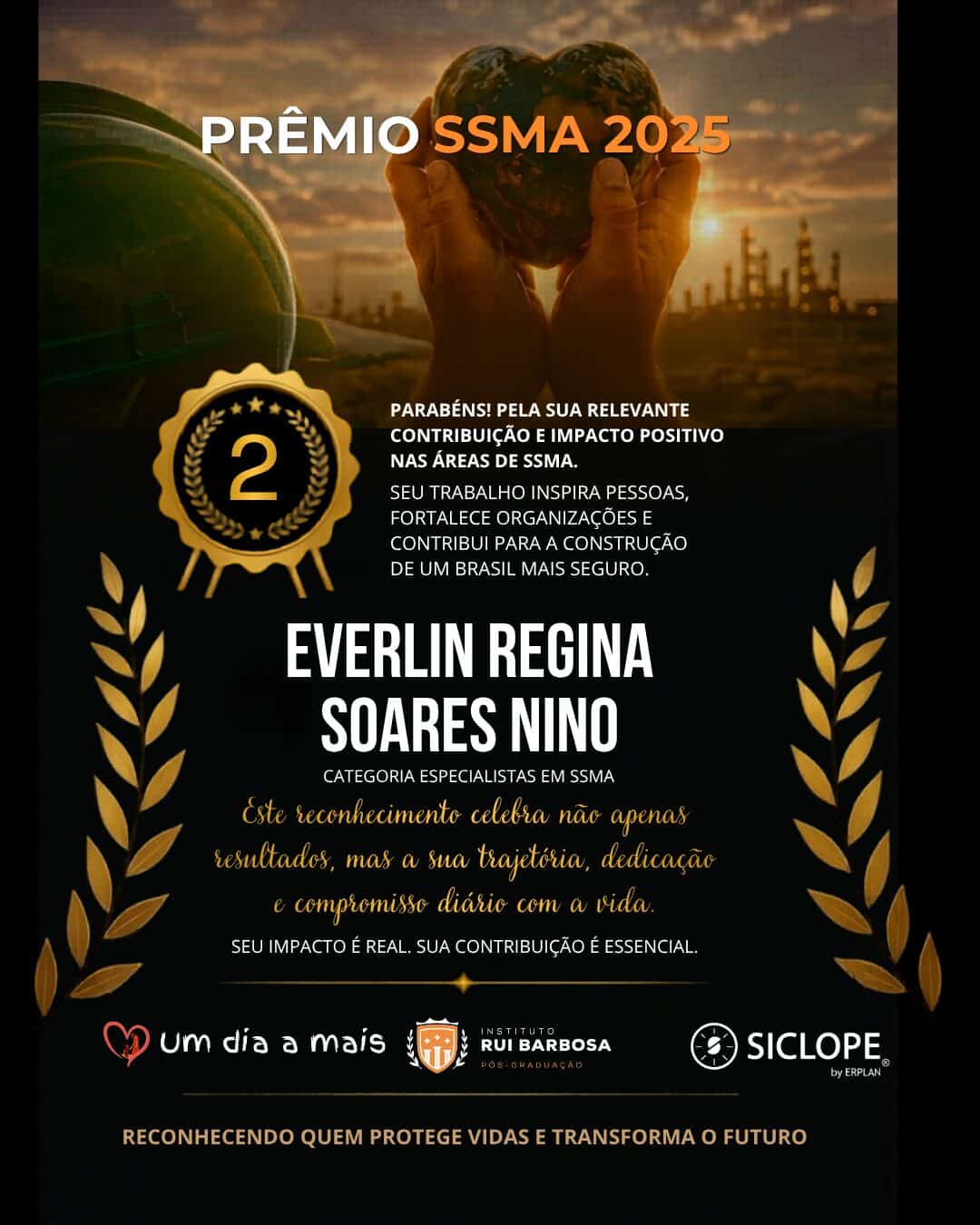 2° Lugar - Especialista SSMA