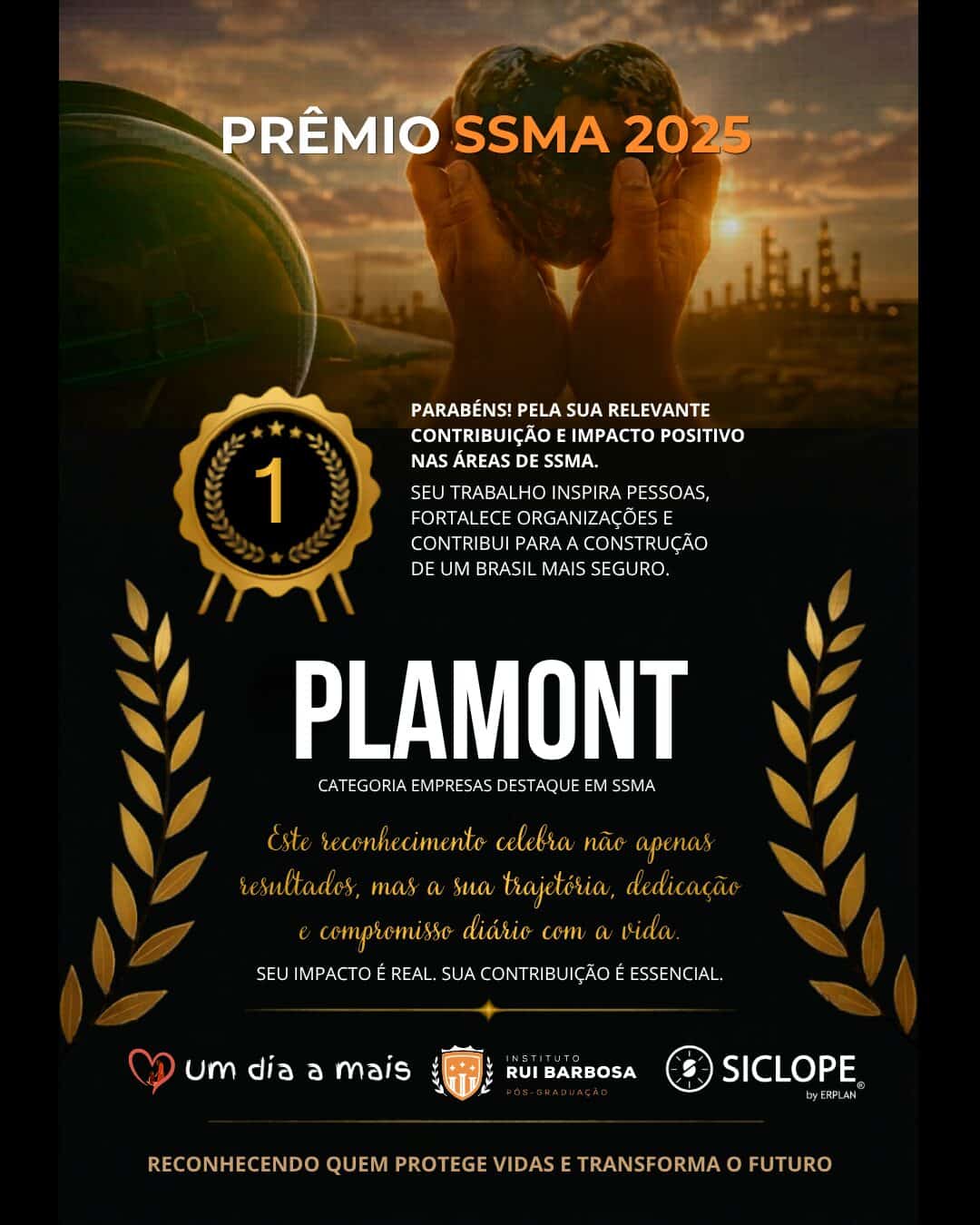 1° Lugar - Empresa Destaque Porte Médio