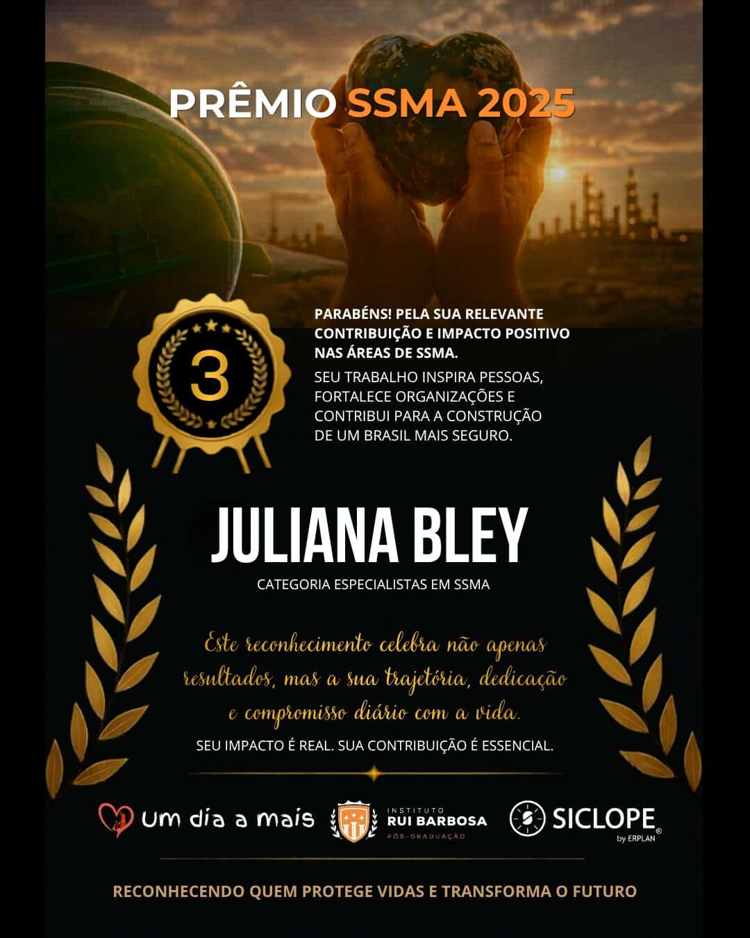 3° Lugar - Especialista SSMA