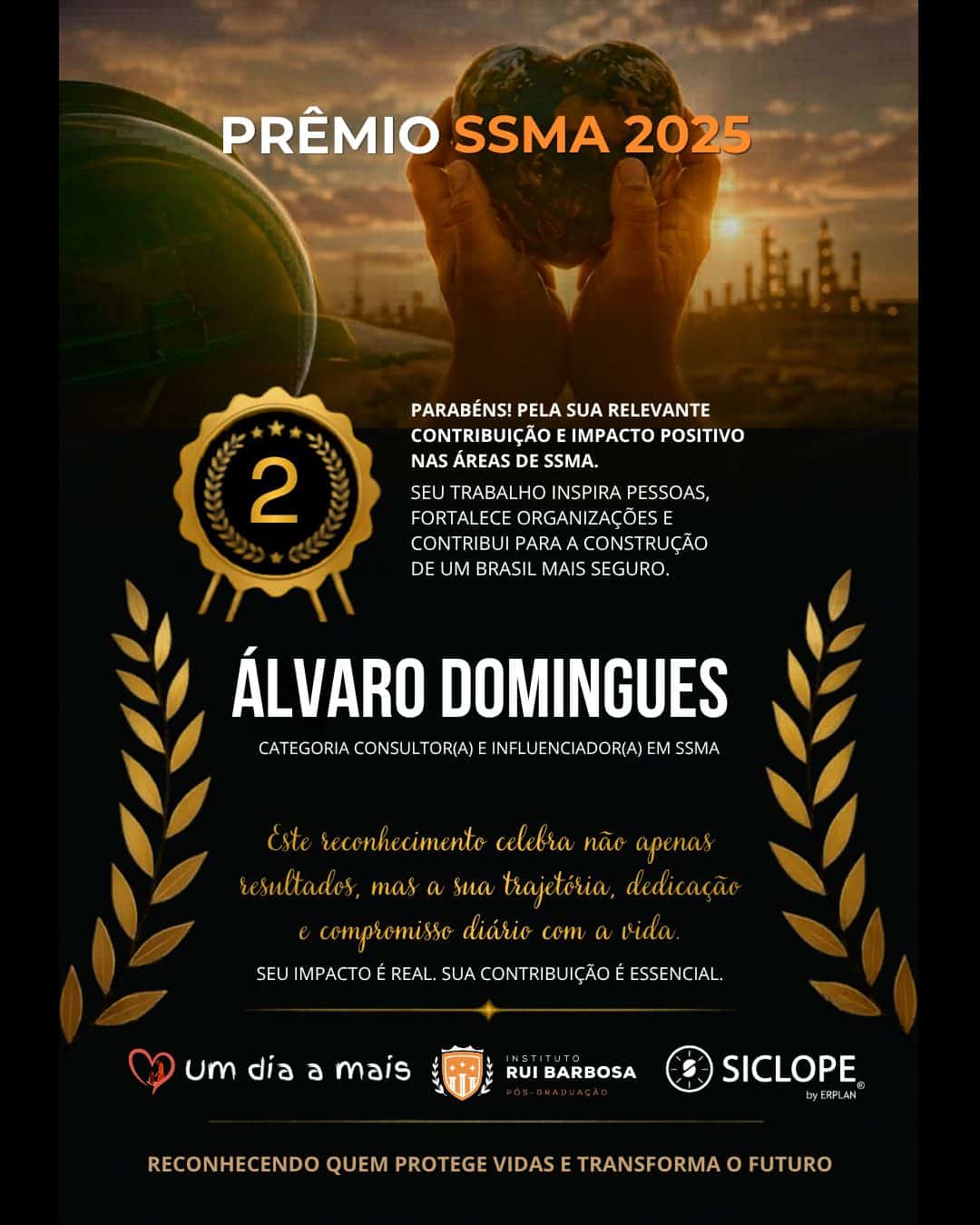 2° Lugar - Consultor/Influenciador SSMA